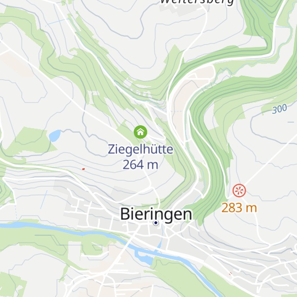 Map of Grillhütte Bieringen