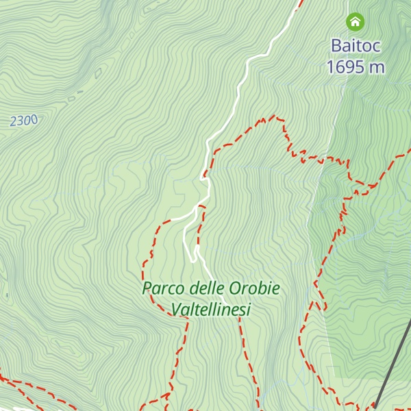 Map of Rifugio Trona Soliva