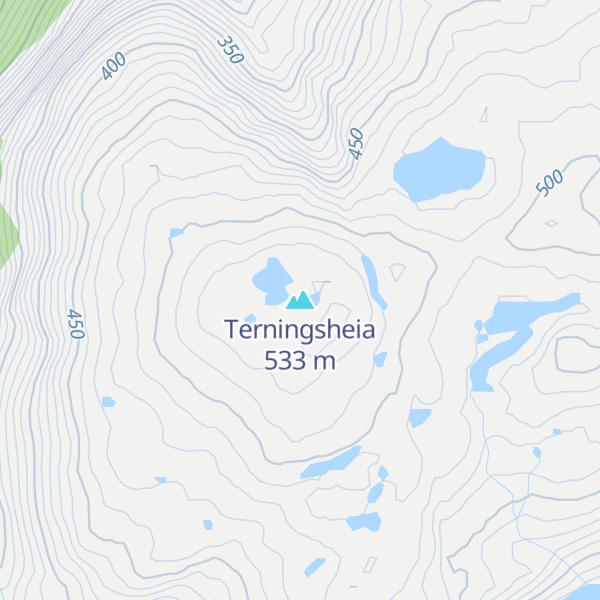 Map of Terningsheia
