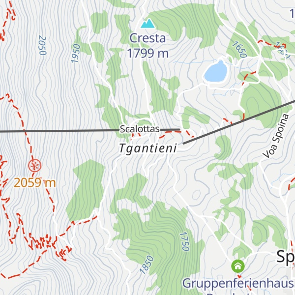 Map of Berghotel Tgantieni
