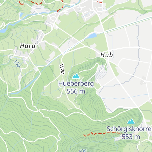 Map of Hueberberg
