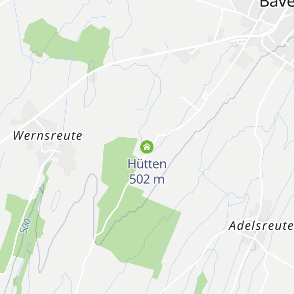 Map of Hütten