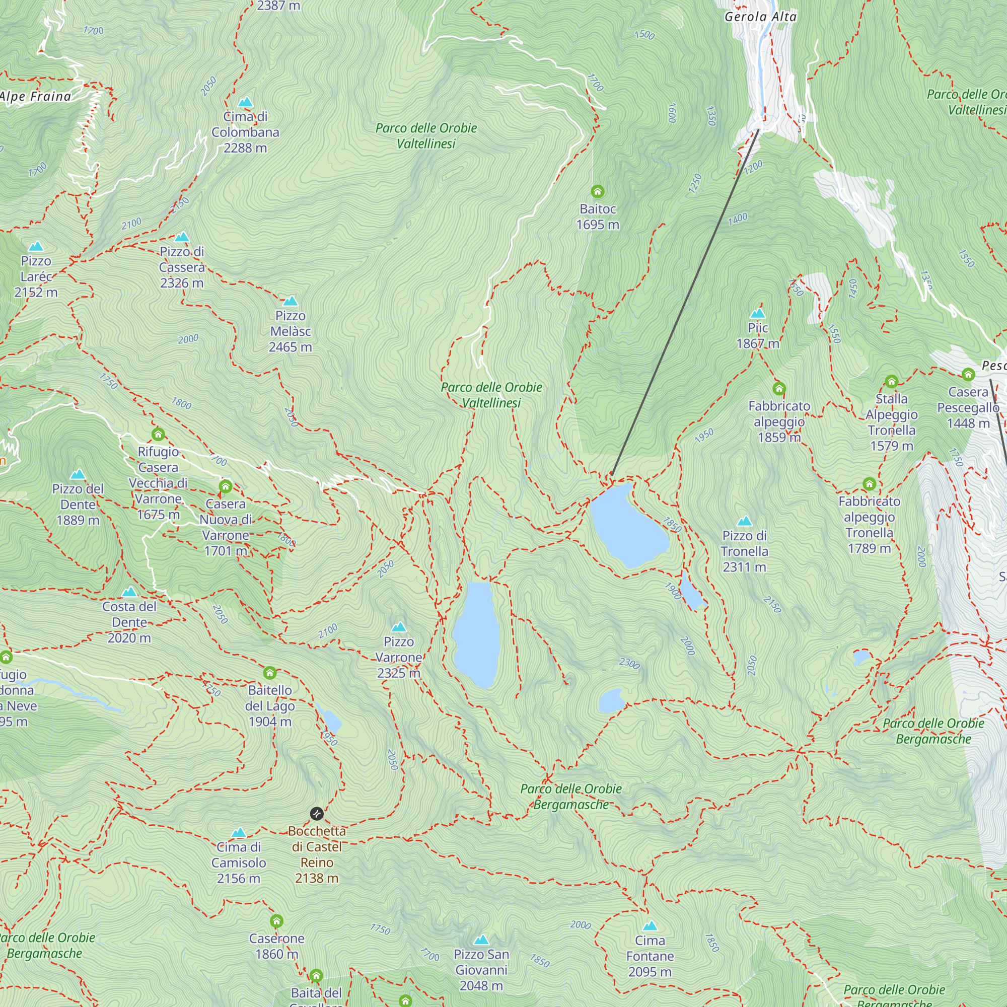 Fabbricato Alpeggio map