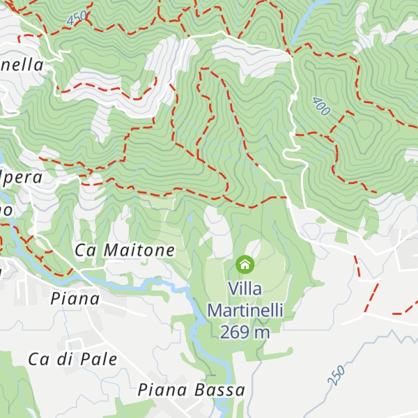 Map of Camazzaglio
