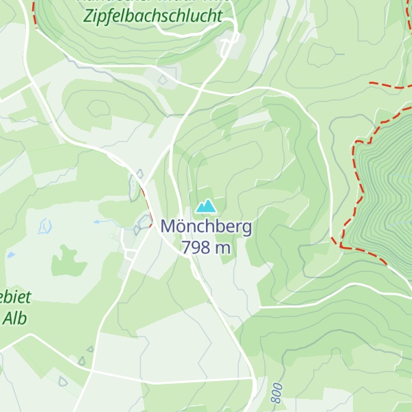 Map of Mönchberg