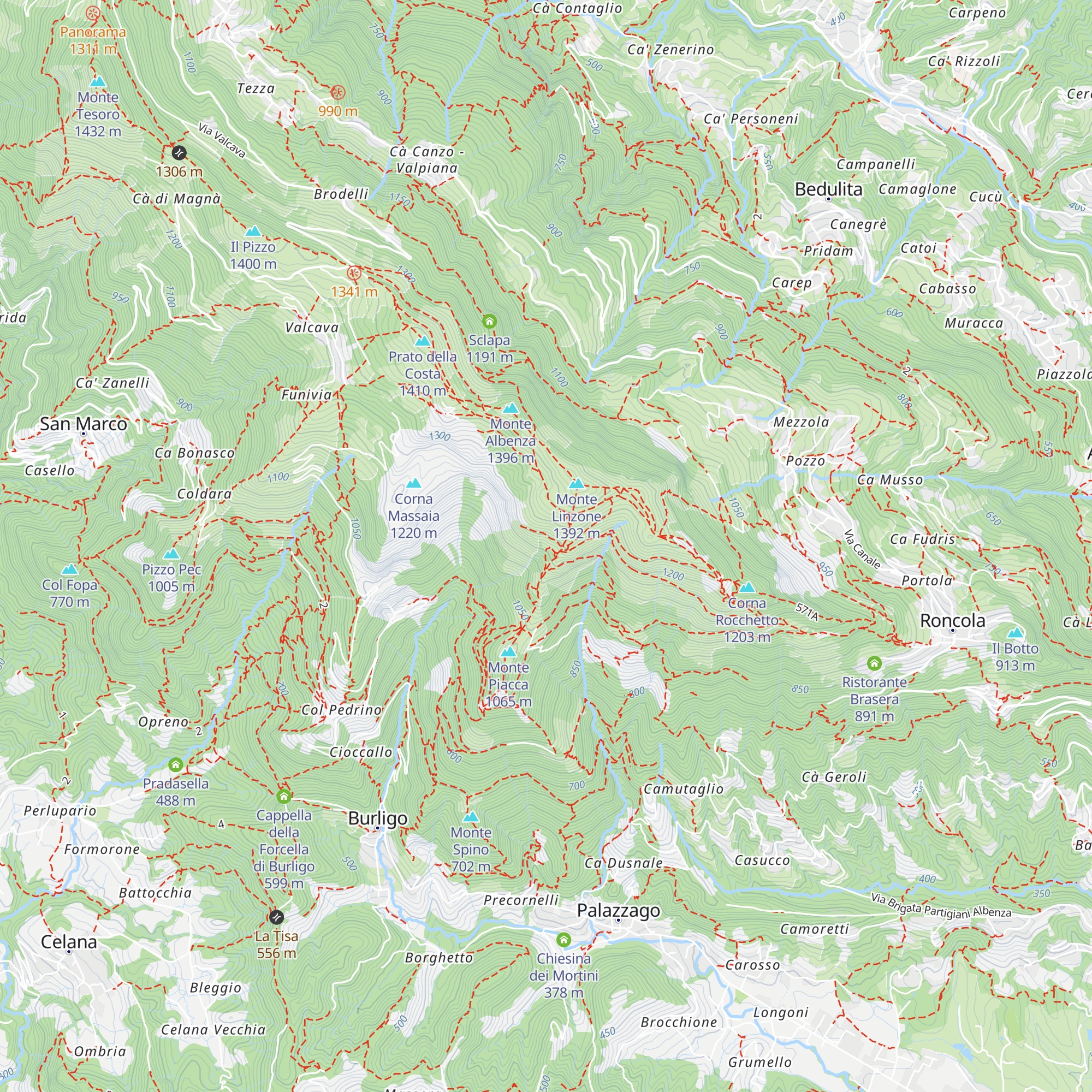 Cà Bassa map