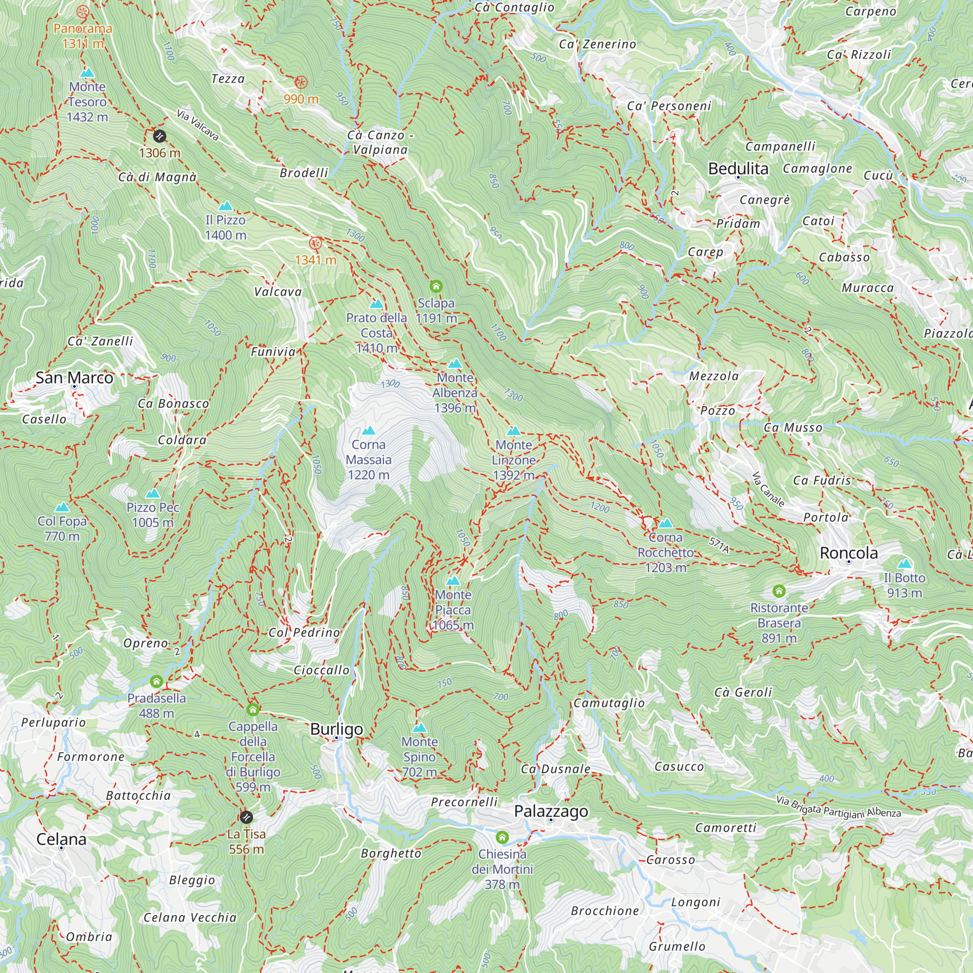 Cà Bassa map