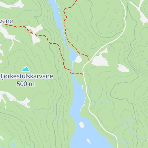 Map of Fossvannskoia