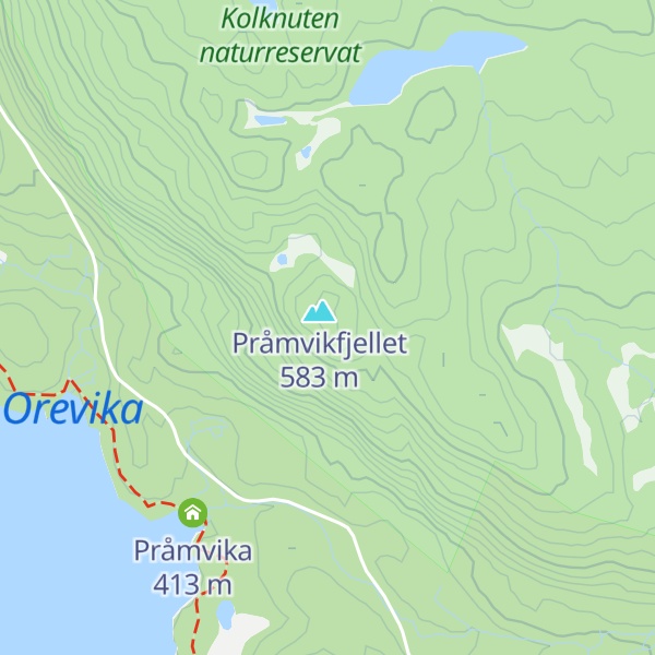 Map of Urdkleiva