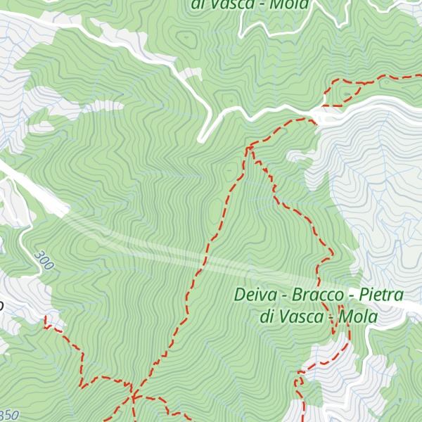 Map of Monte Pian del Lupo