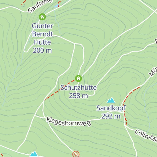 Map of Schutzhütte