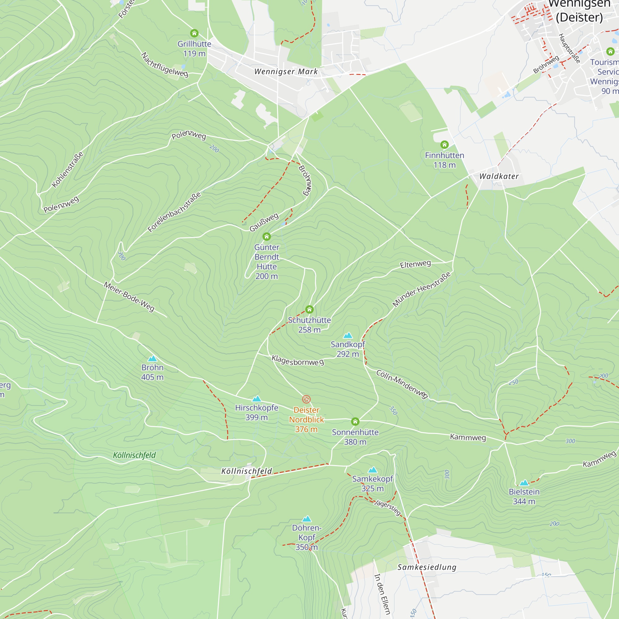 Schutzhütte map