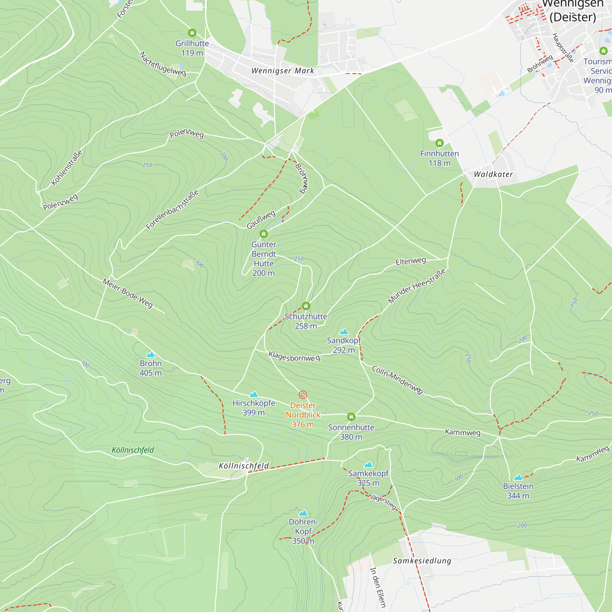 Schutzhütte map