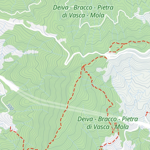 Map of Monte Salto del Cavallo