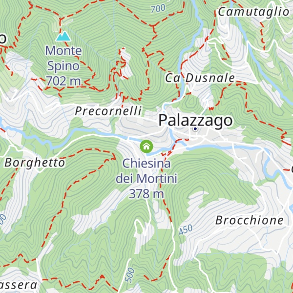 Map of Chiesina dei Mortini