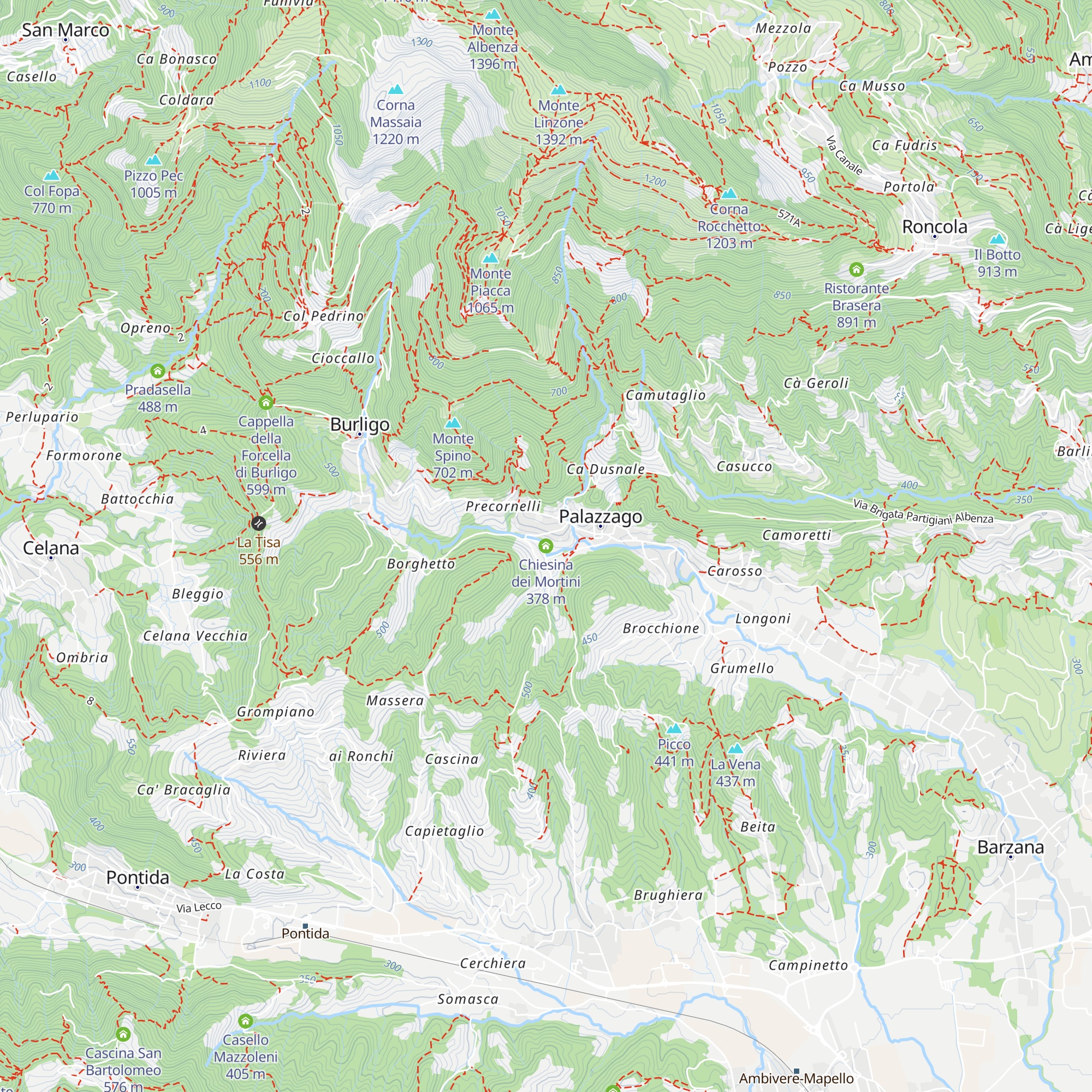 Chiesina dei Mortini map