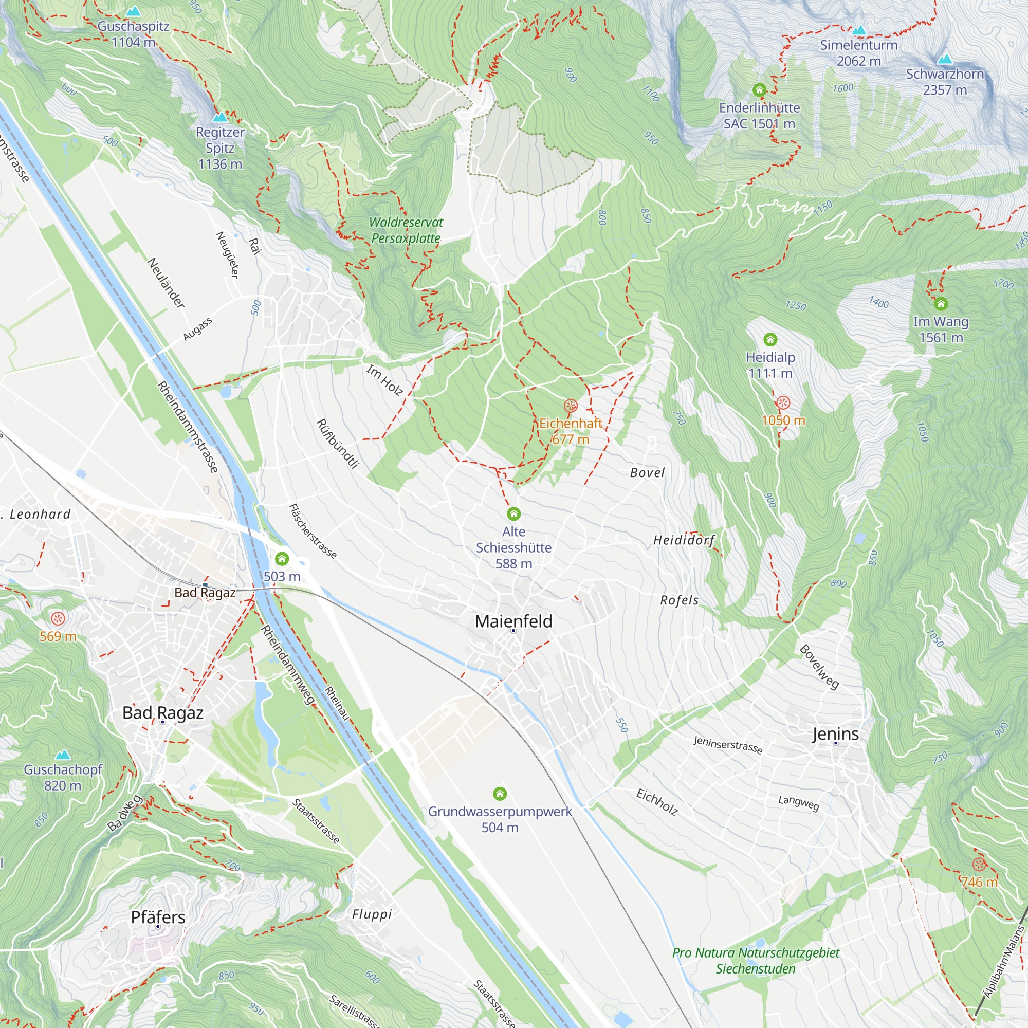 Alte Schiesshütte map