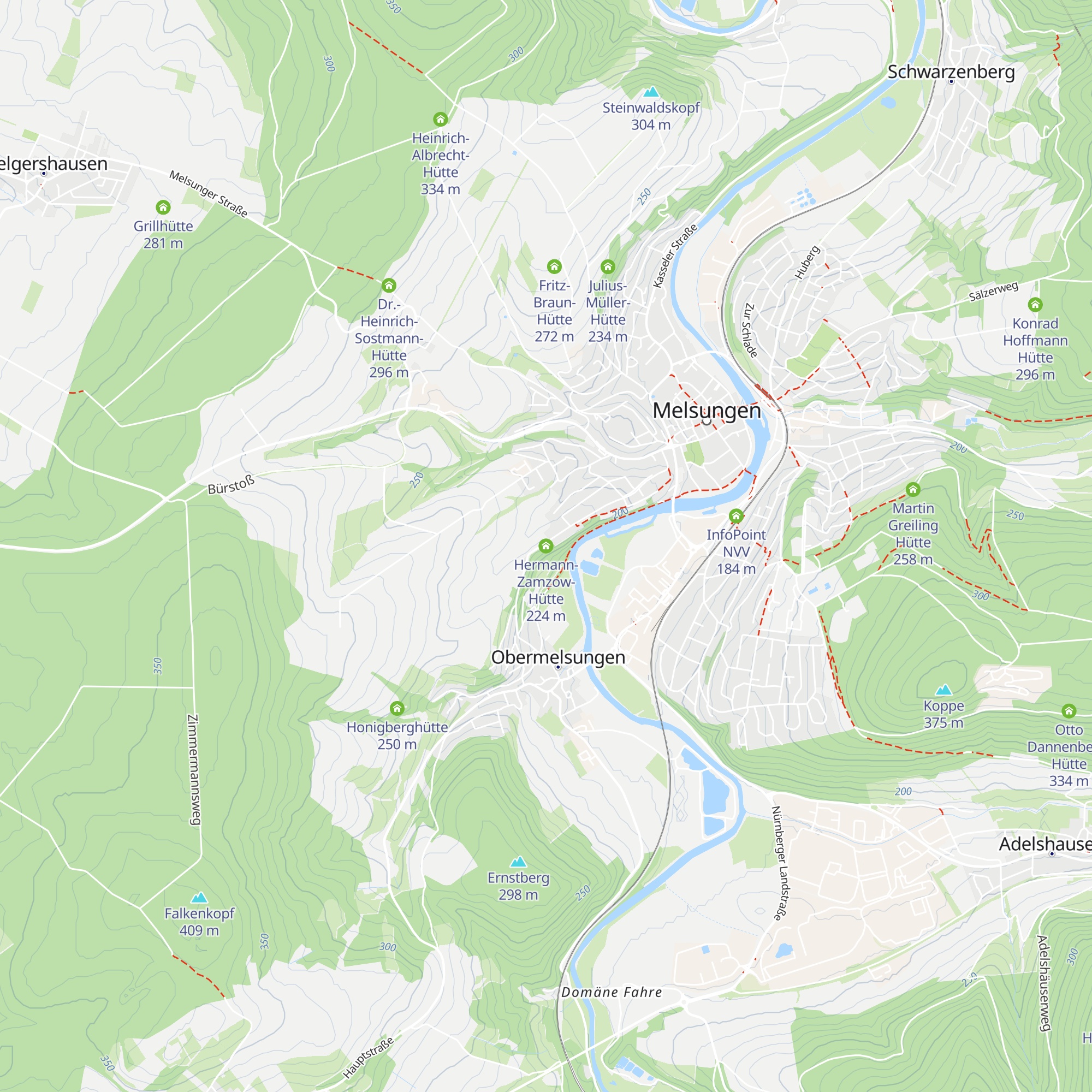Hermann-Zamzow-Hütte map