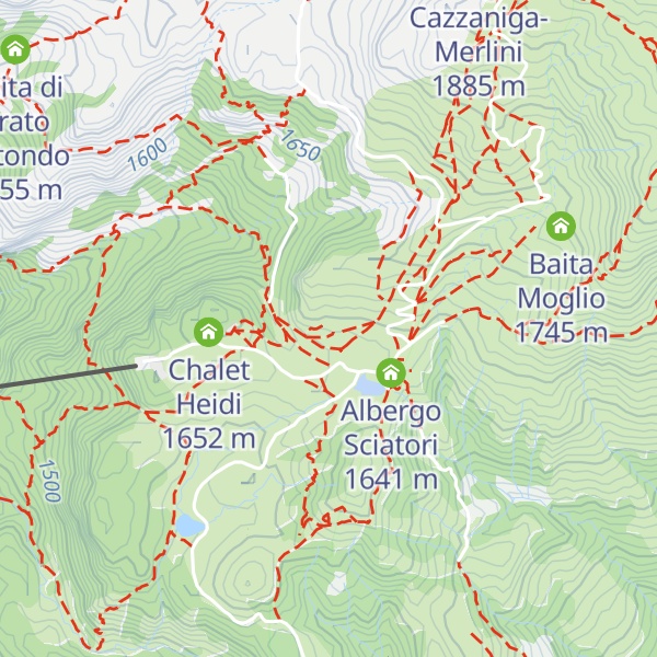 Map of Rifugio Angelo Casari