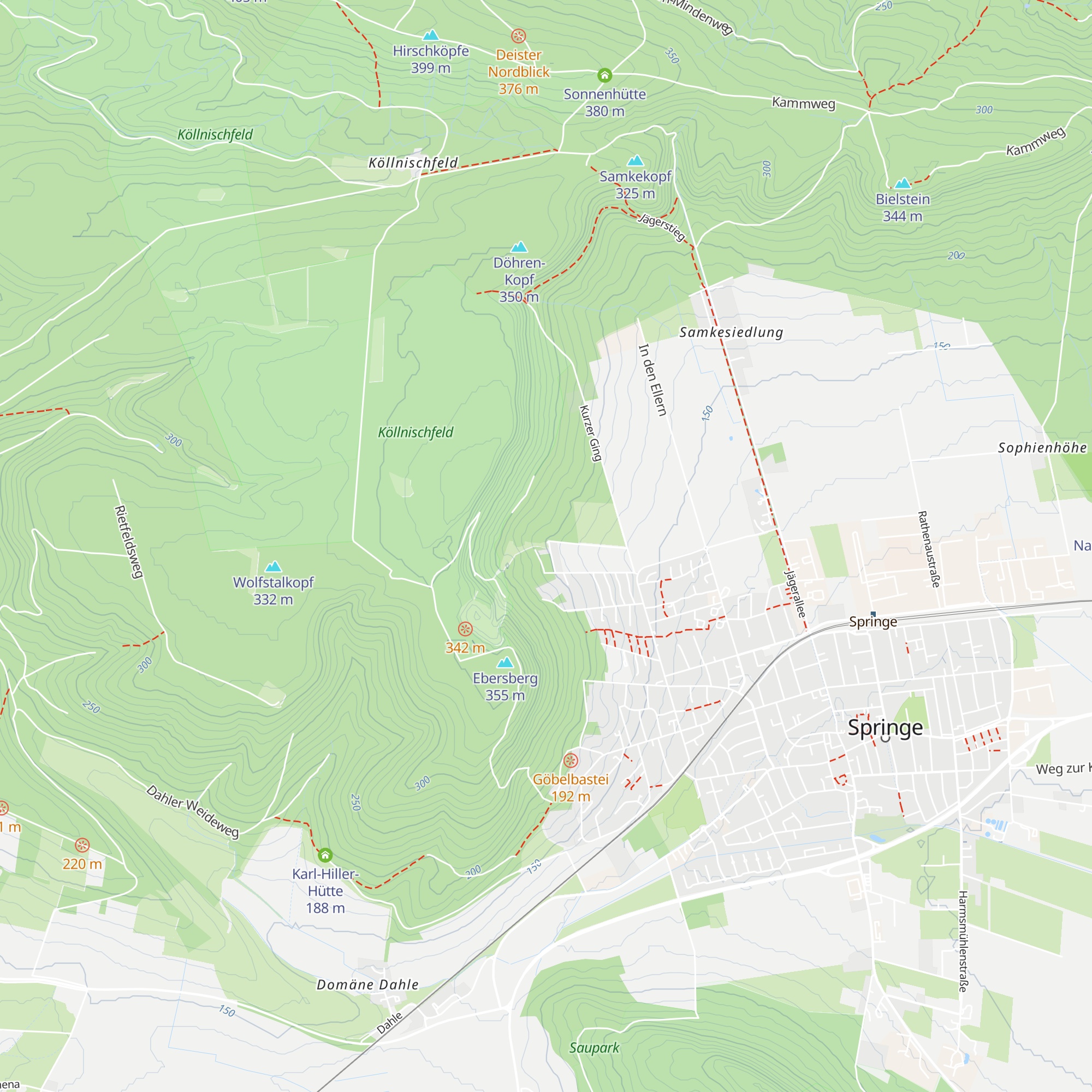 Skihütte map