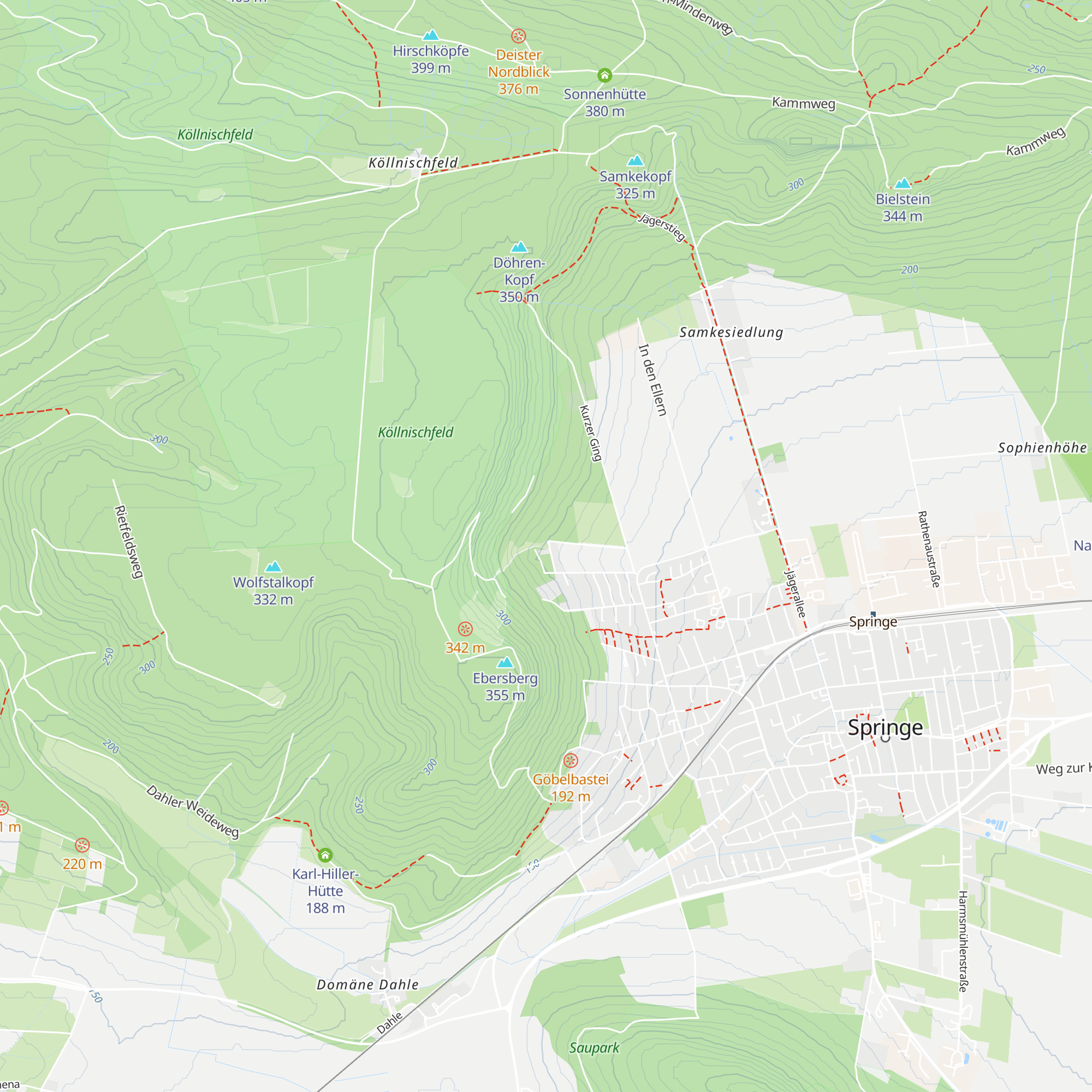 Skihütte map