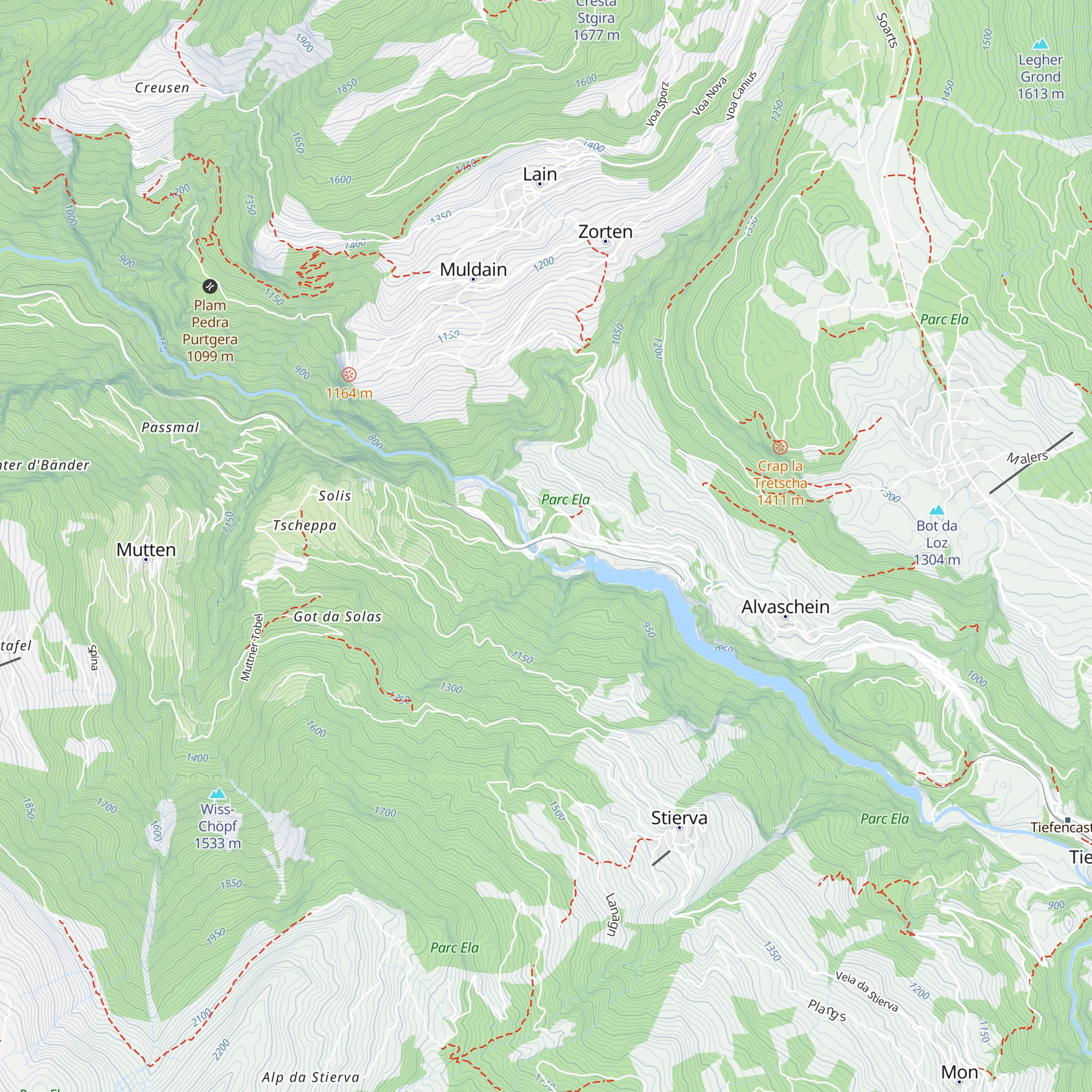 Solisbrücke map