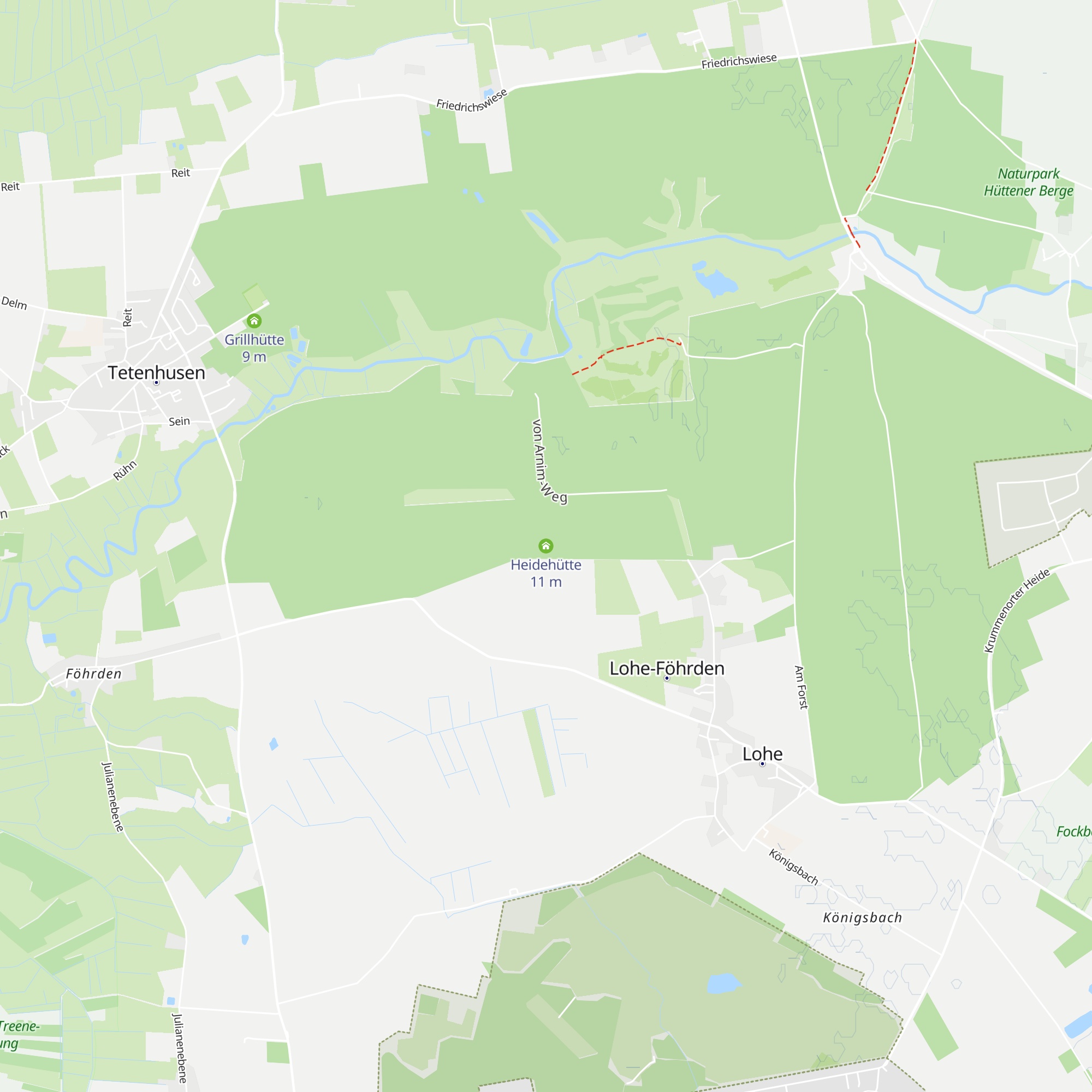 Heidehütte map