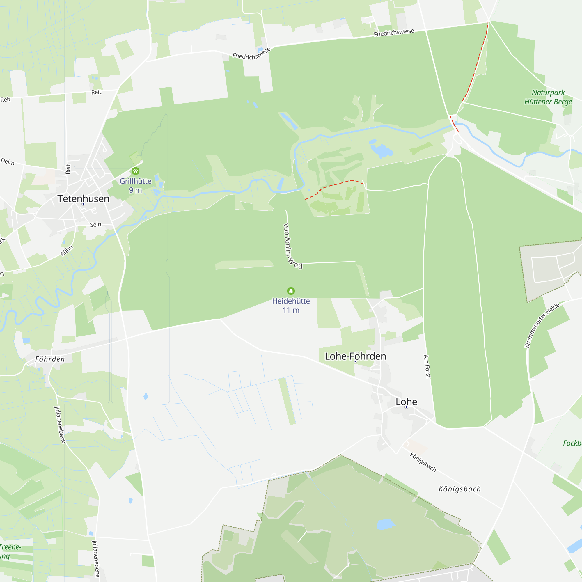 Heidehütte map