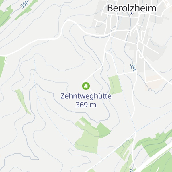 Map of Zehntweghütte