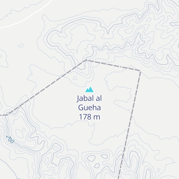 Map of Jabal al Gueha