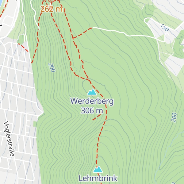 Map of Werderberg