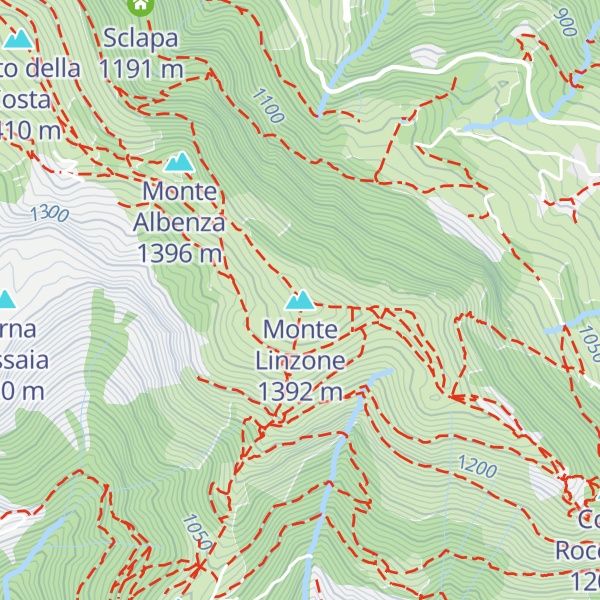 Map of Monte Linzone