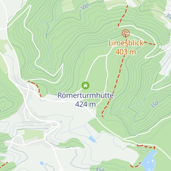 Map of Römerturmhütte