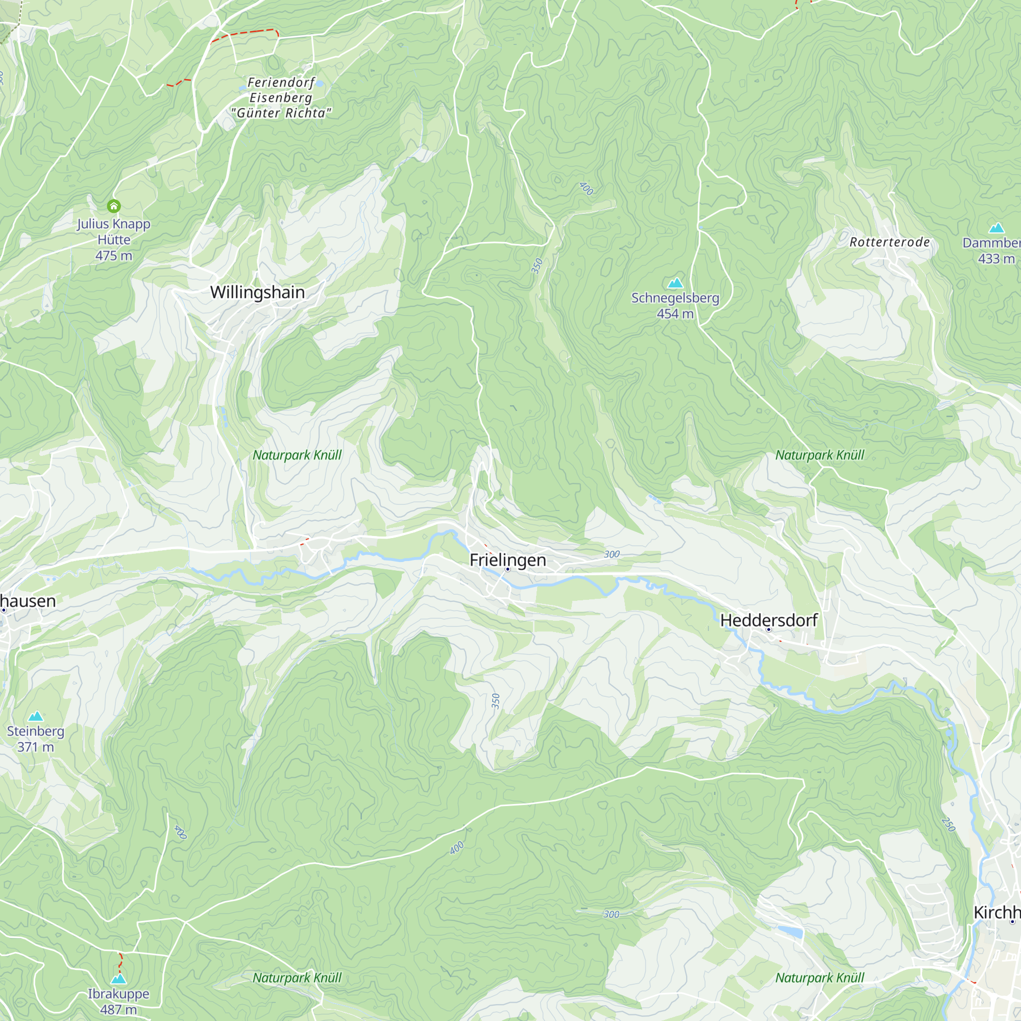 Ginsterhütte map