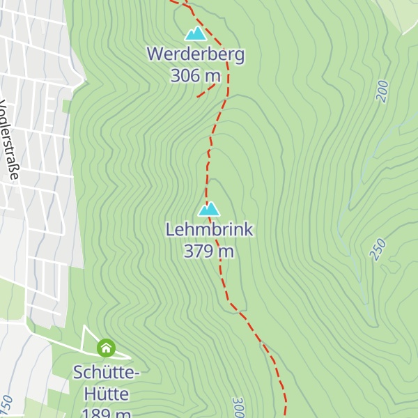 Map of Lehmbrink