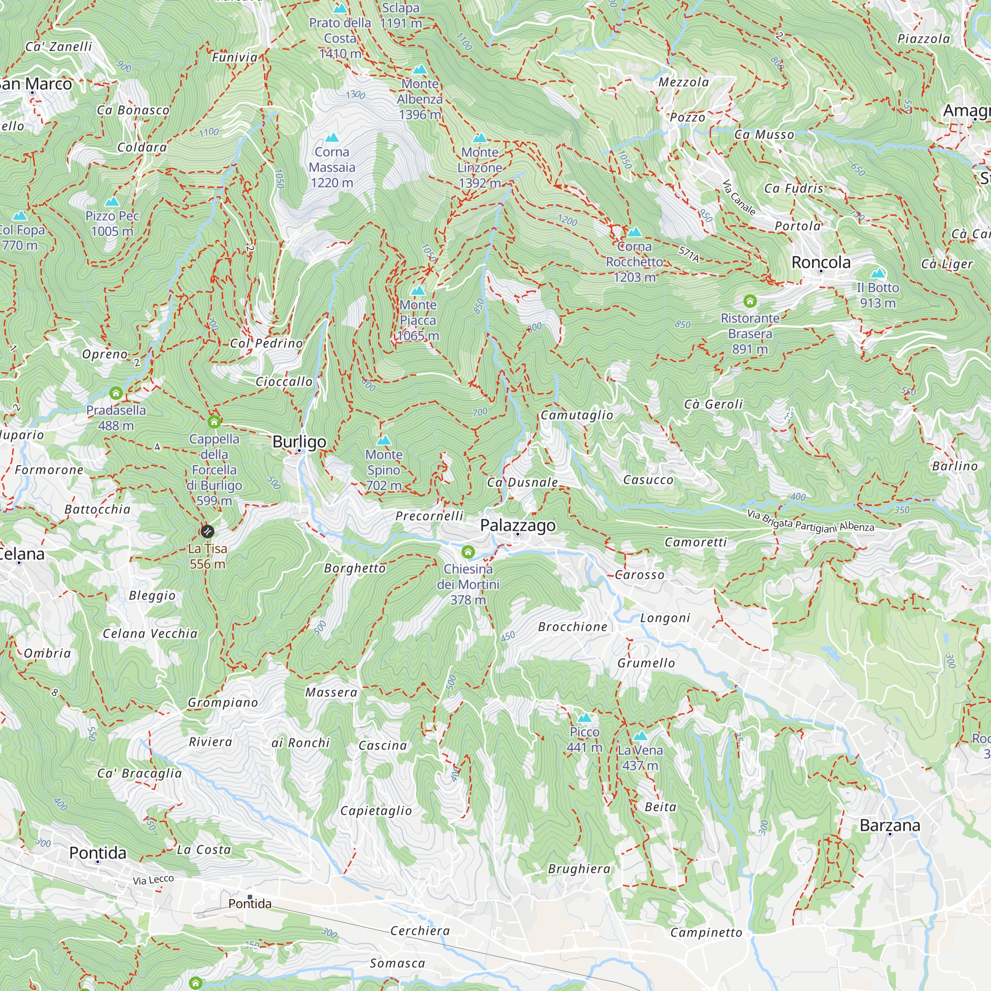 Chiesa map