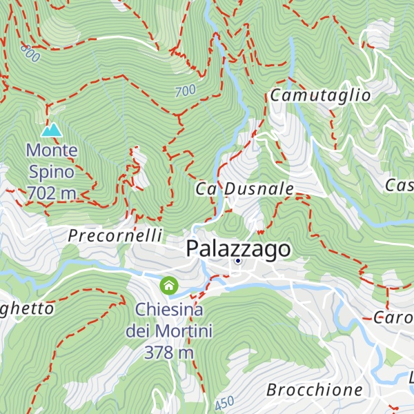 Map of Chiesa