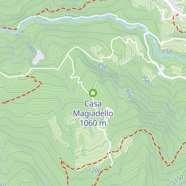 Map of Casa Magiadello