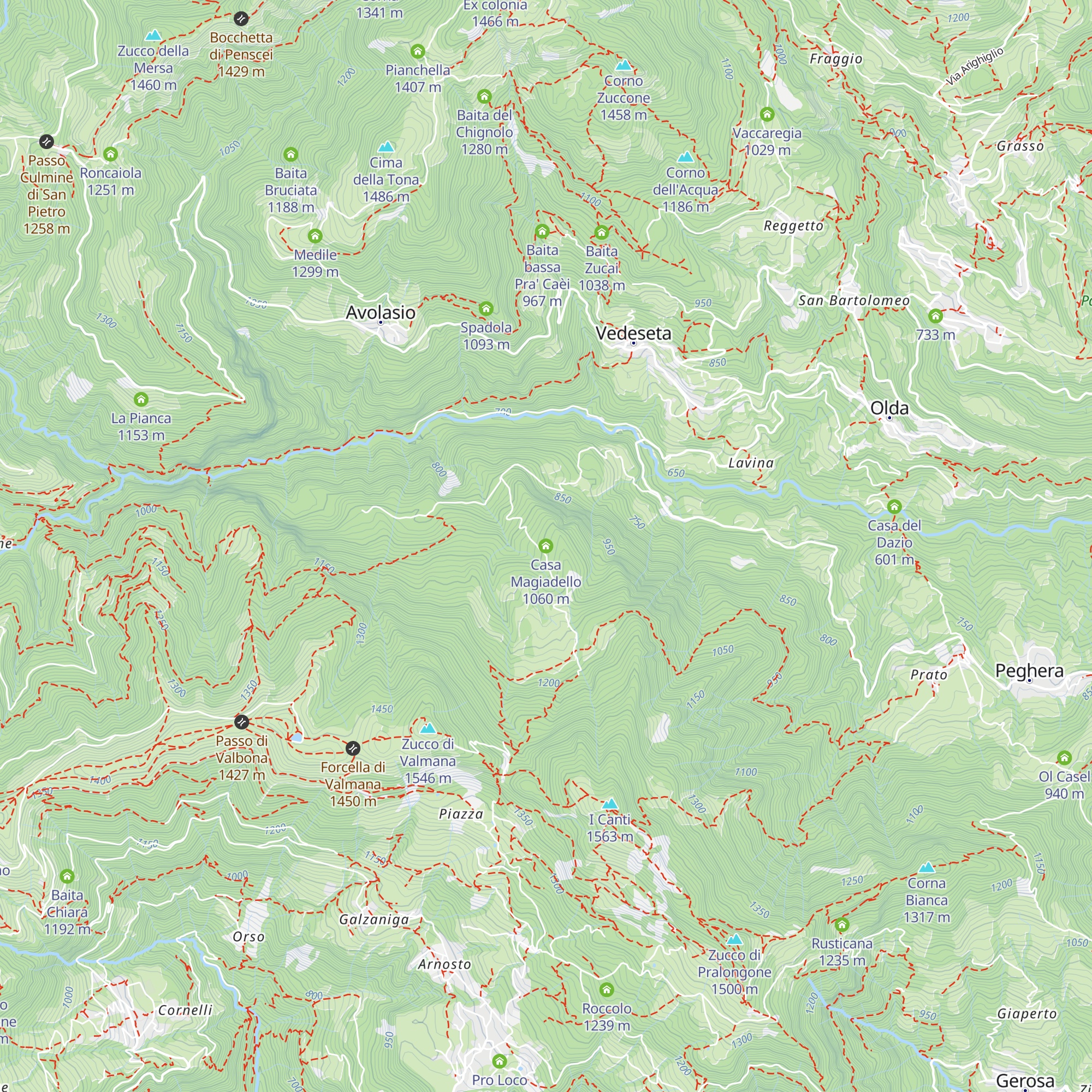 Casa Magiadello map