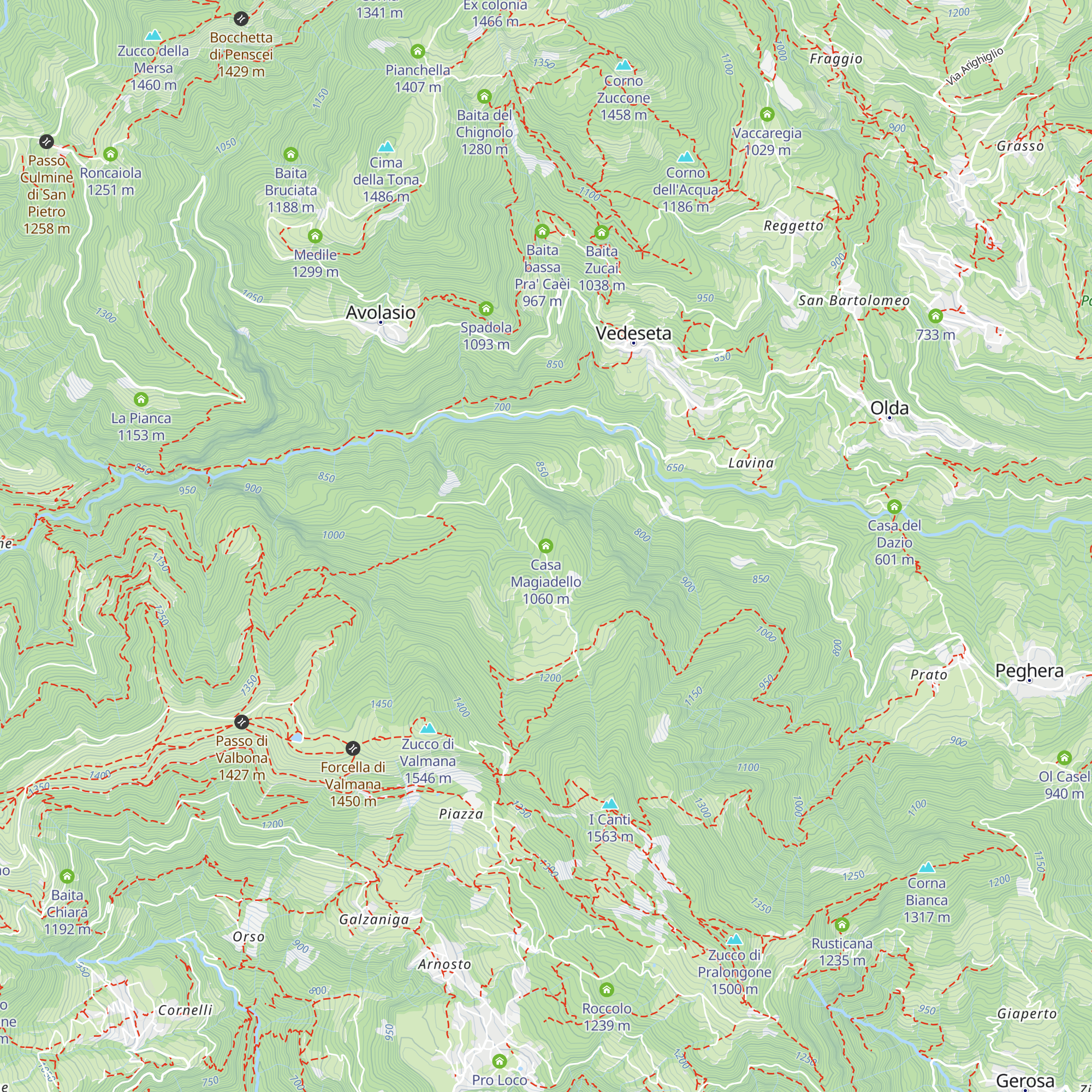Casa Magiadello map