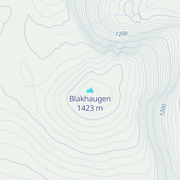 Map of Blakhaugen