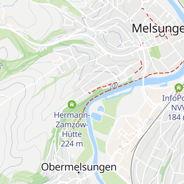 Map of Konrad-Bernecker-Hütte