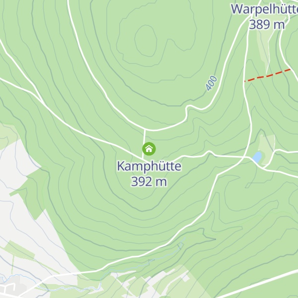 Map of Kamphütte