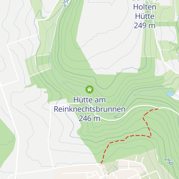 Map of Hütte am Reinknechtsbrunnen