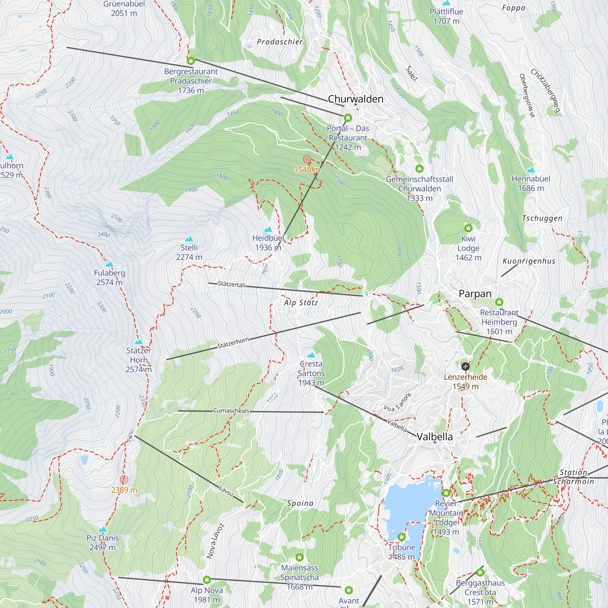 Bergrestaurant Alp Stätz map