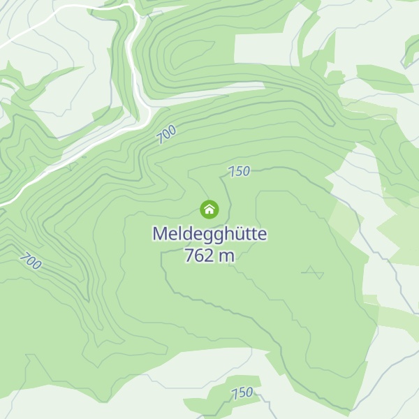 Map of Meldegghütte