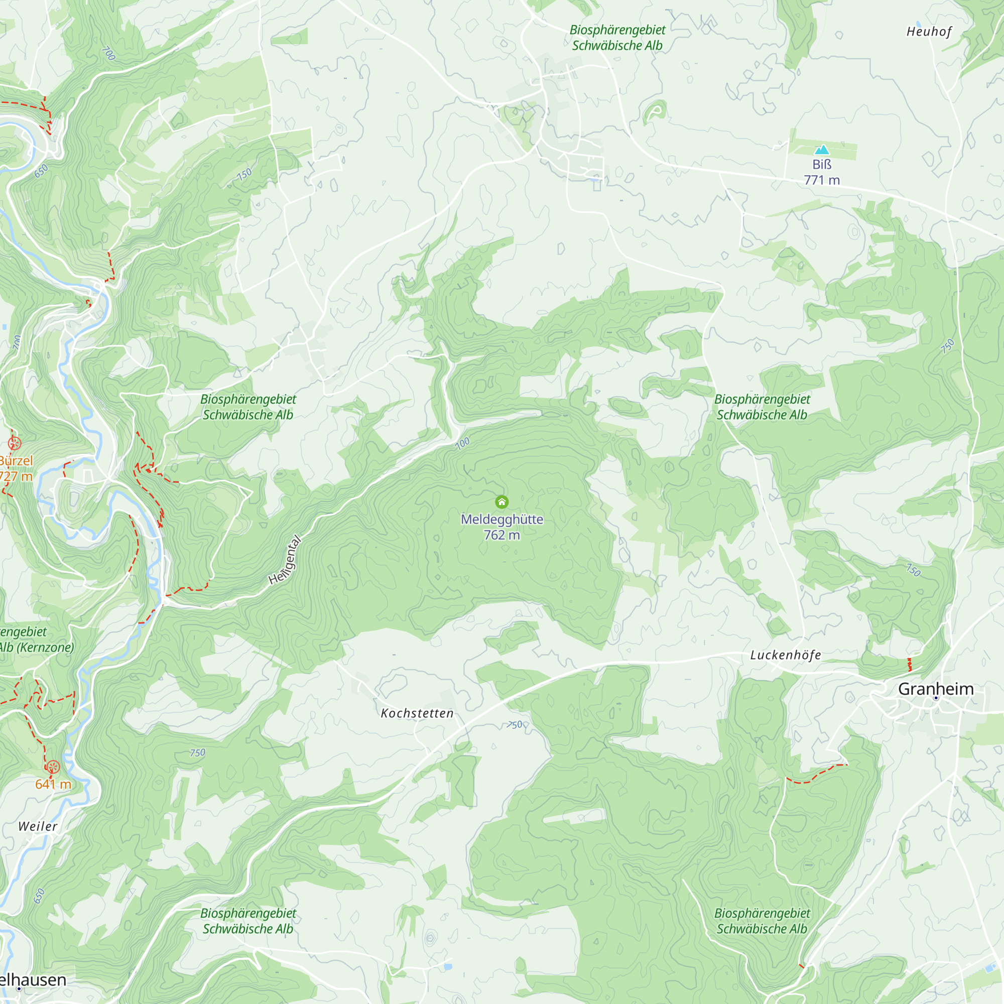 Meldegghütte map