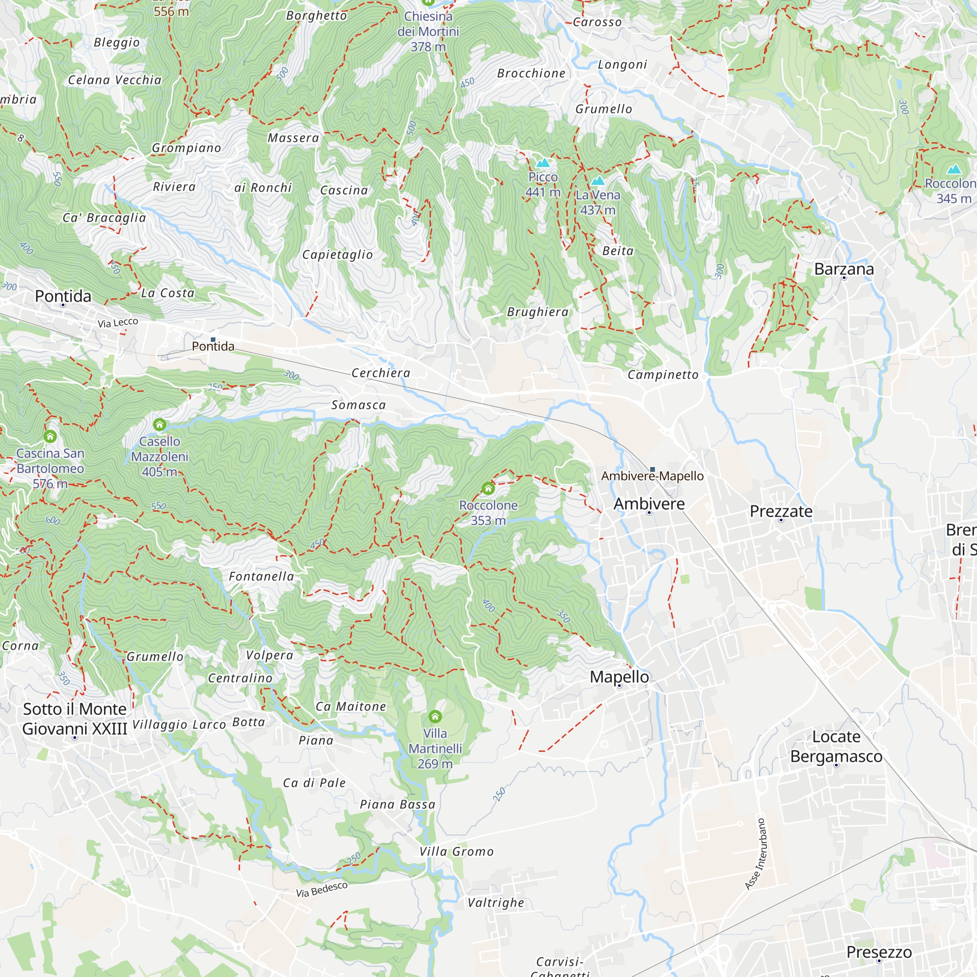 Roccolone map