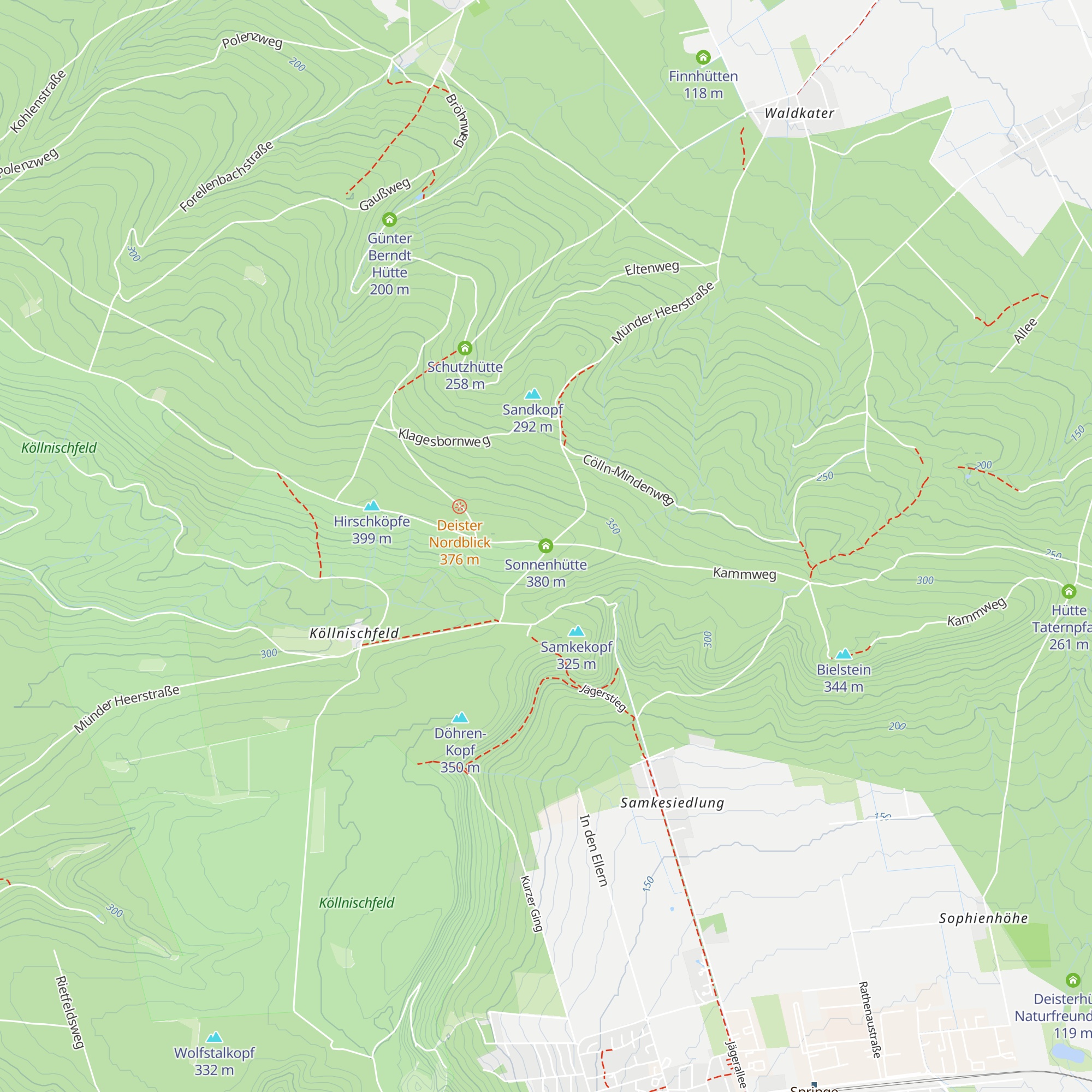 Sonnenhütte map