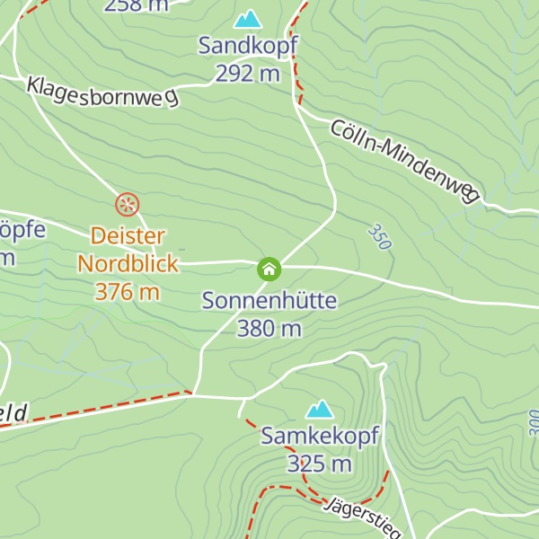 Map of Sonnenhütte